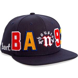 Brand About Nothing, Baseball Cap, Adjustable, Houston, Navy, New